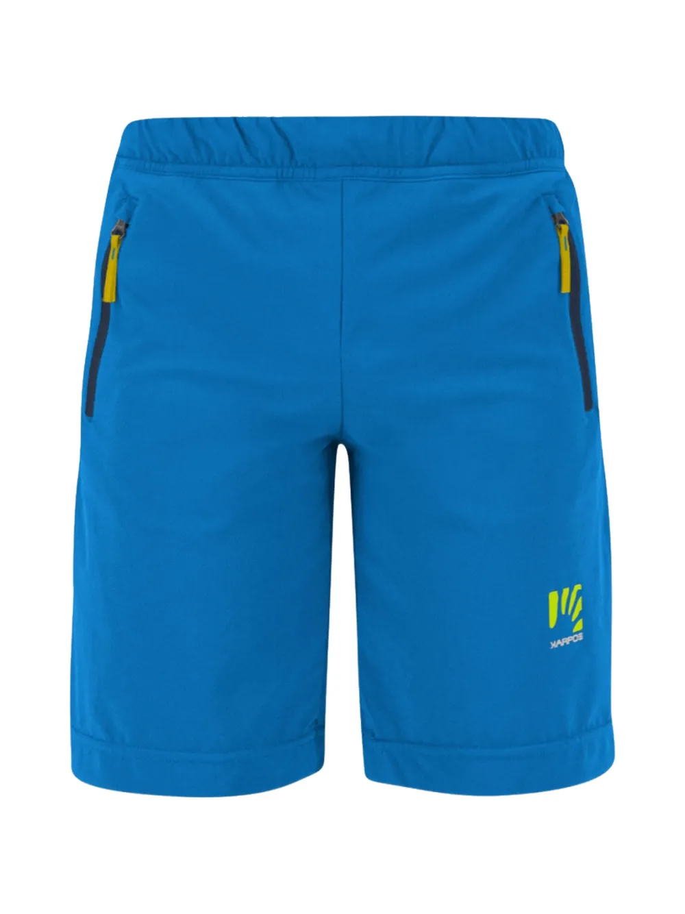 KARPOS KIDS elasticated-waistband zip-pocket shorts - Blu