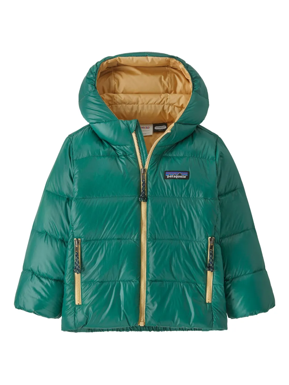 Patagonia Kids Baby Hi-Loft ダウンジャケット - グリーン Patagonia Kids Baby Hi-Loft ダウンジャケット - グリーン