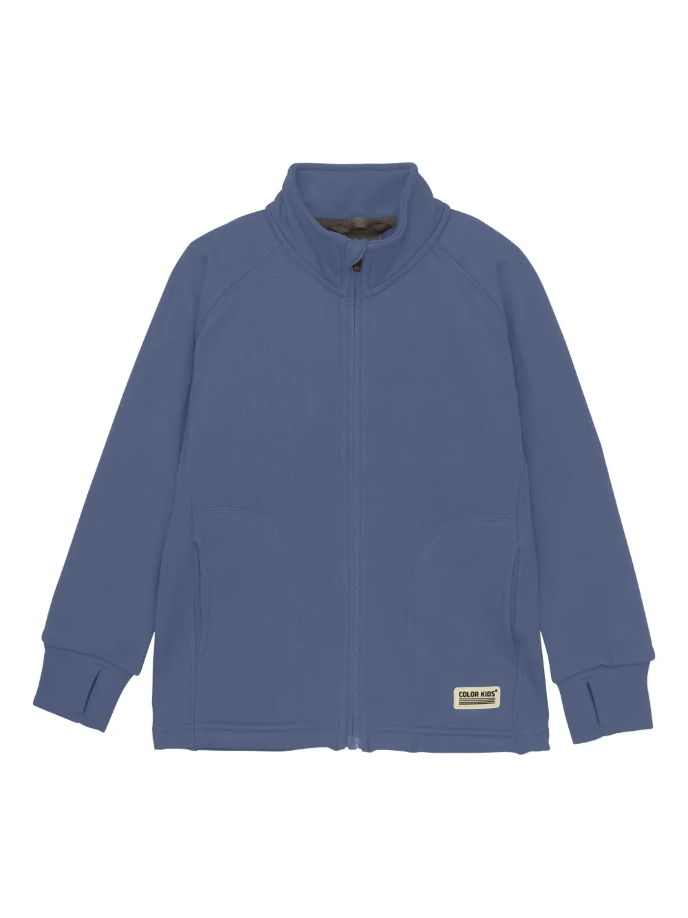 COLOR KIDS zip-up fleece jacket | Blue | Image 1