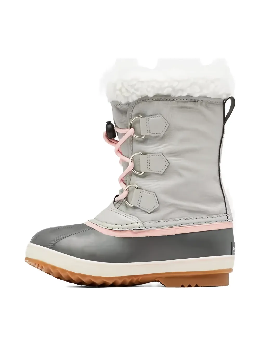 SOREL KIDS lace-up toggle snow boots Grey