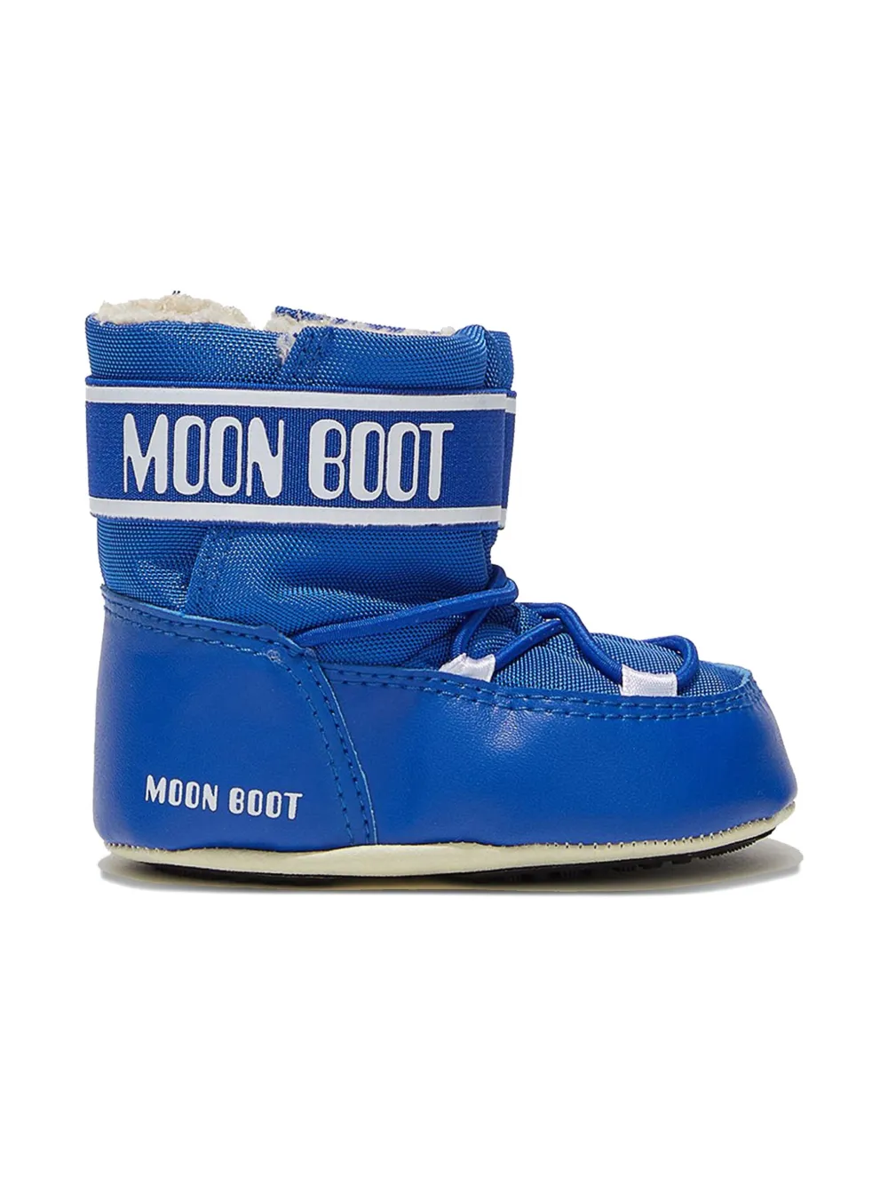 Moon Boot Kids logo-band boots Blue