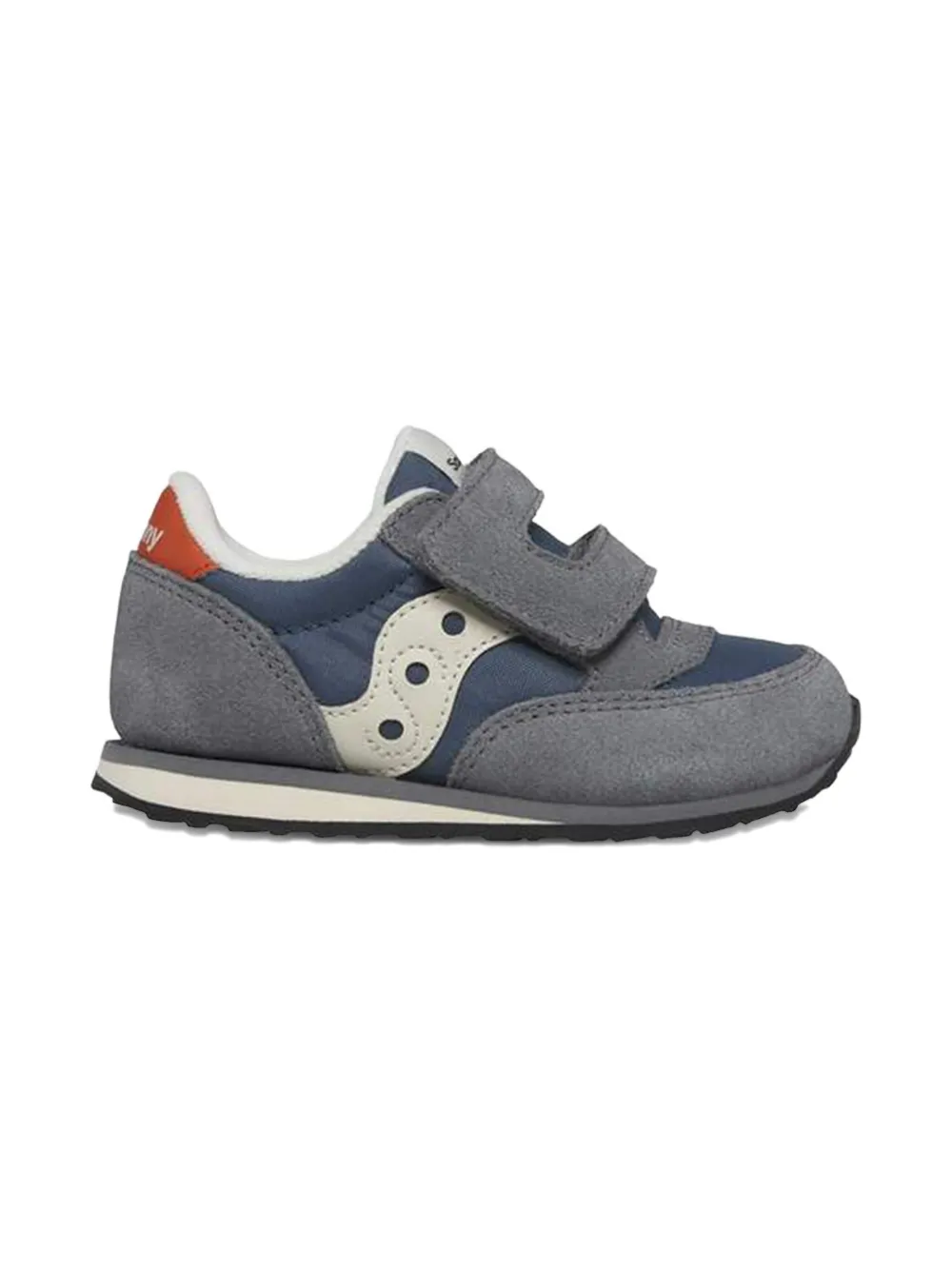 Saucony Kids Baby Jazz touch-strap suede sneakers | Grey | Image 1
