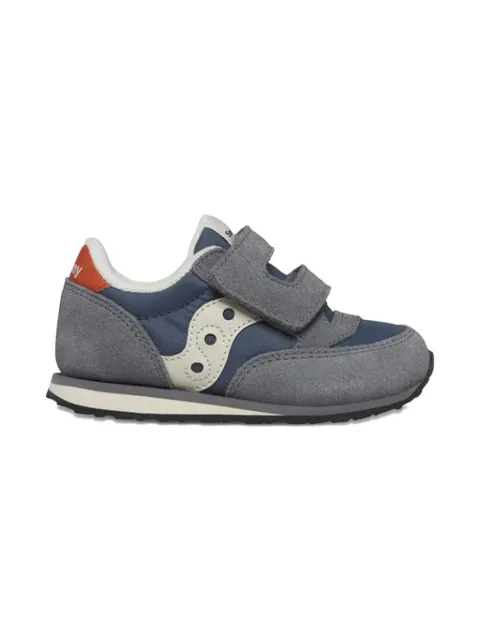Saucony Kids Baby Jazz touch-strap suede sneakers
