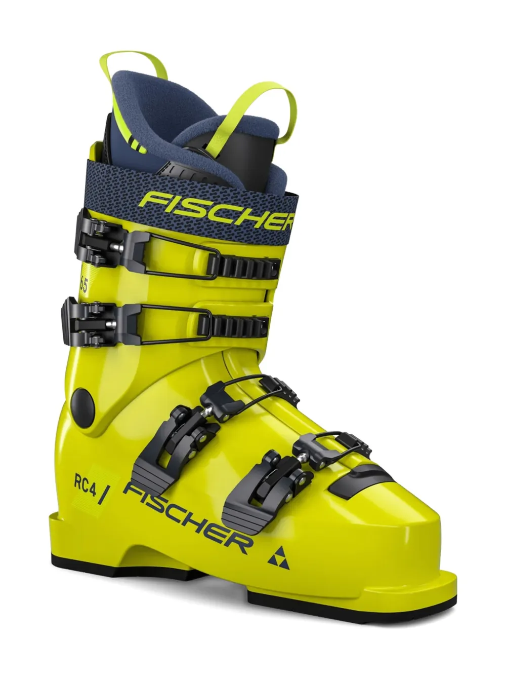FISCHER KIDS Skischoenen met logoprint Geel
