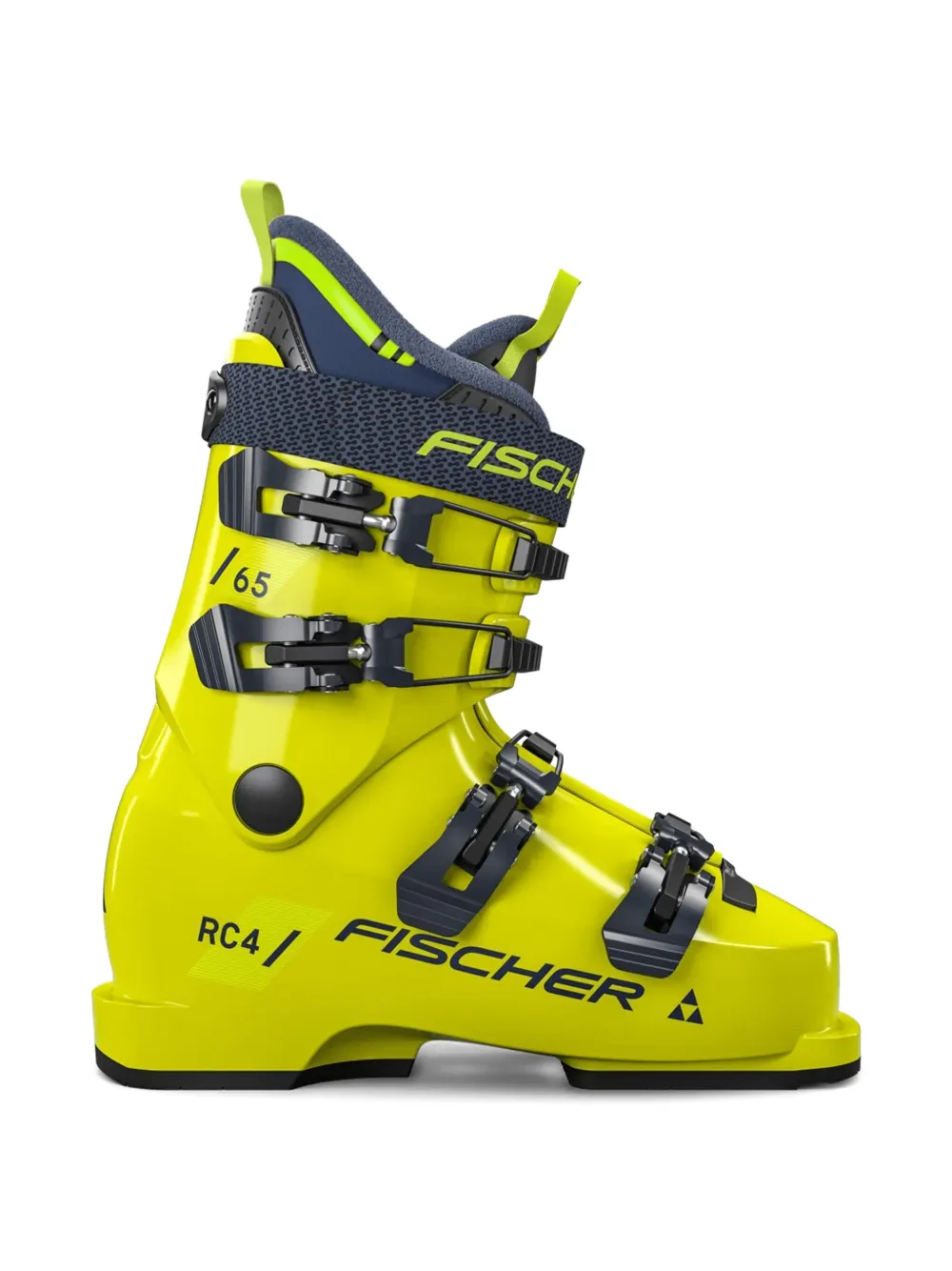 FISCHER KIDS Skischoenen met logoprint Geel