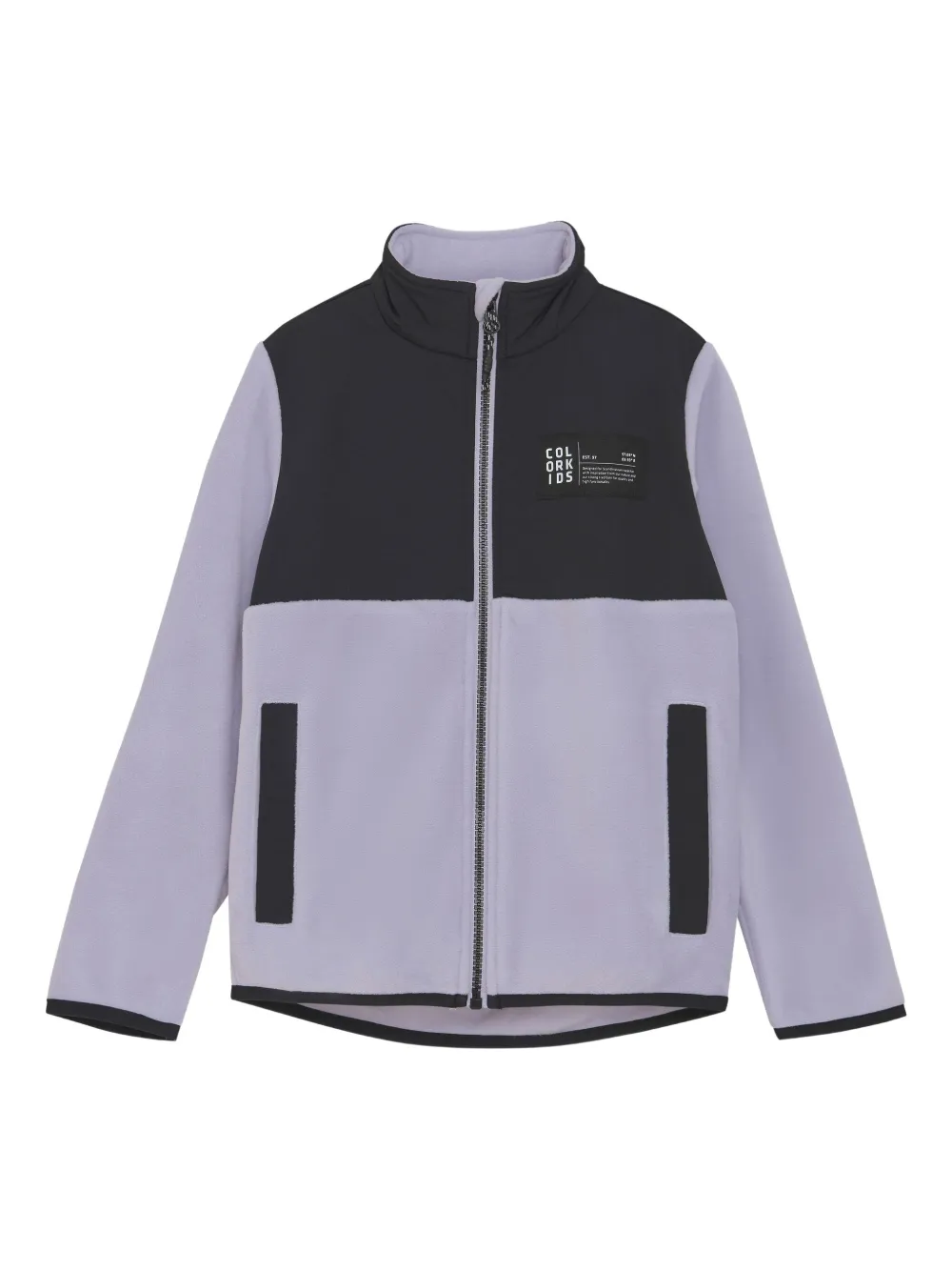 COLOR KIDS fleece zip-up jacket | Purple | Image 1