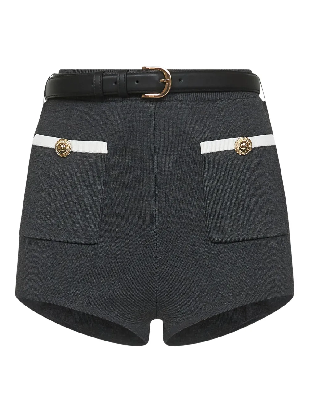 Self-Portrait shorts con diseño stretch | gris | Image 1