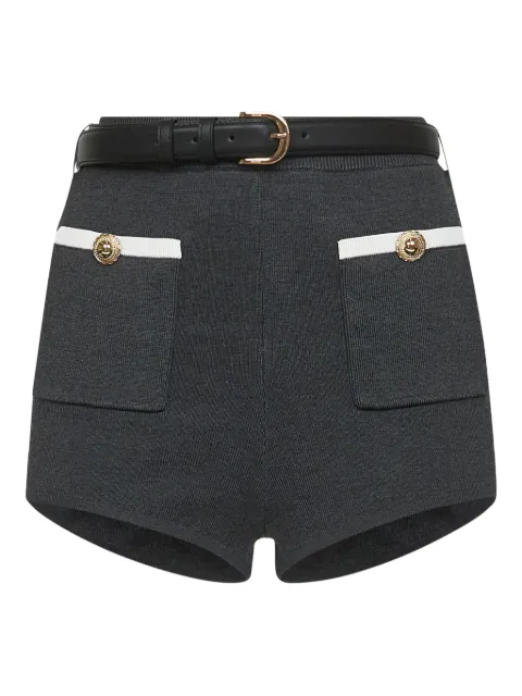 Self-Portrait shorts con diseño stretch