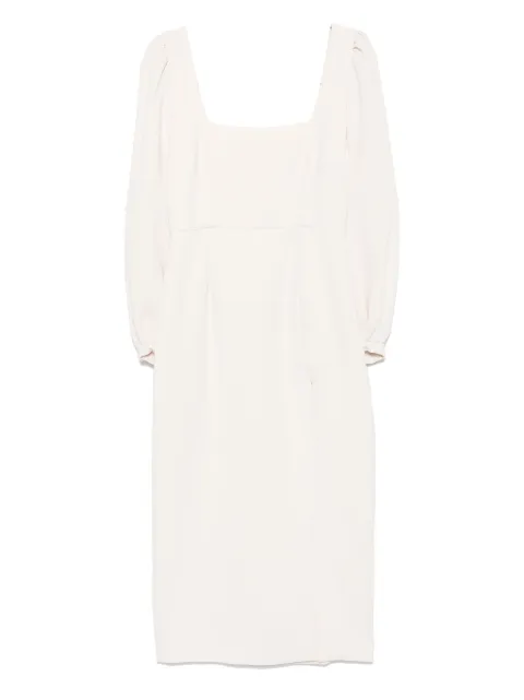 RACIL square-neck midi dress