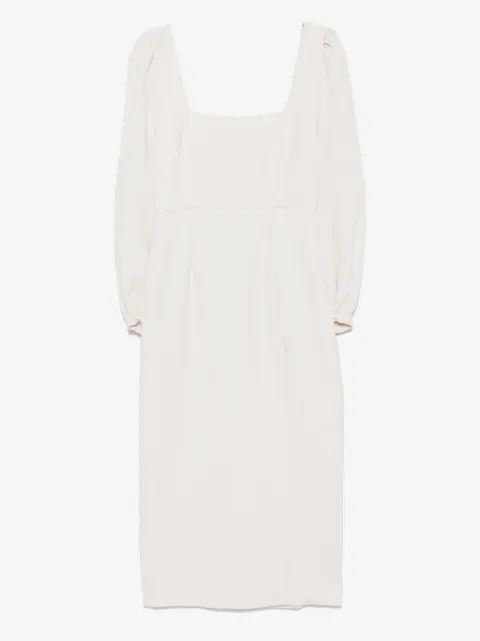 RACIL square-neck midi dress
