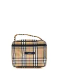 Burberry Pre-Owned 2000-2017 House Check Nylon vanity bag - Brown