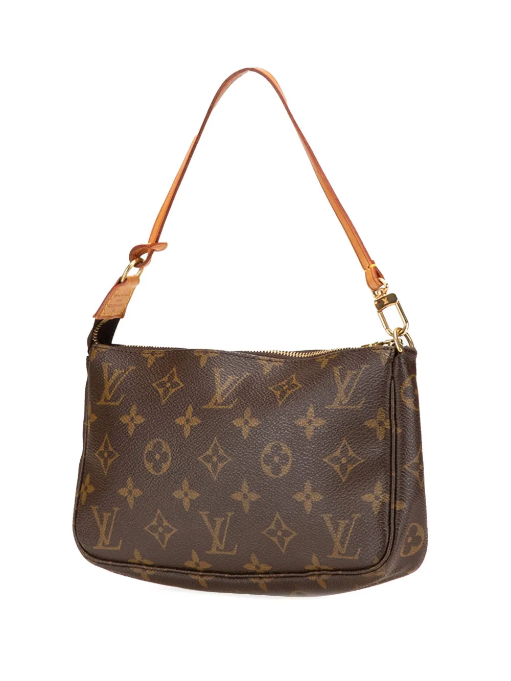 Pre-owned Louis Vuitton 2000 Monogram Pochette Accessoires Shoulder Bag