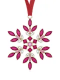 Swarovski Gema crystal-embellished snowflake holiday ornament - Red