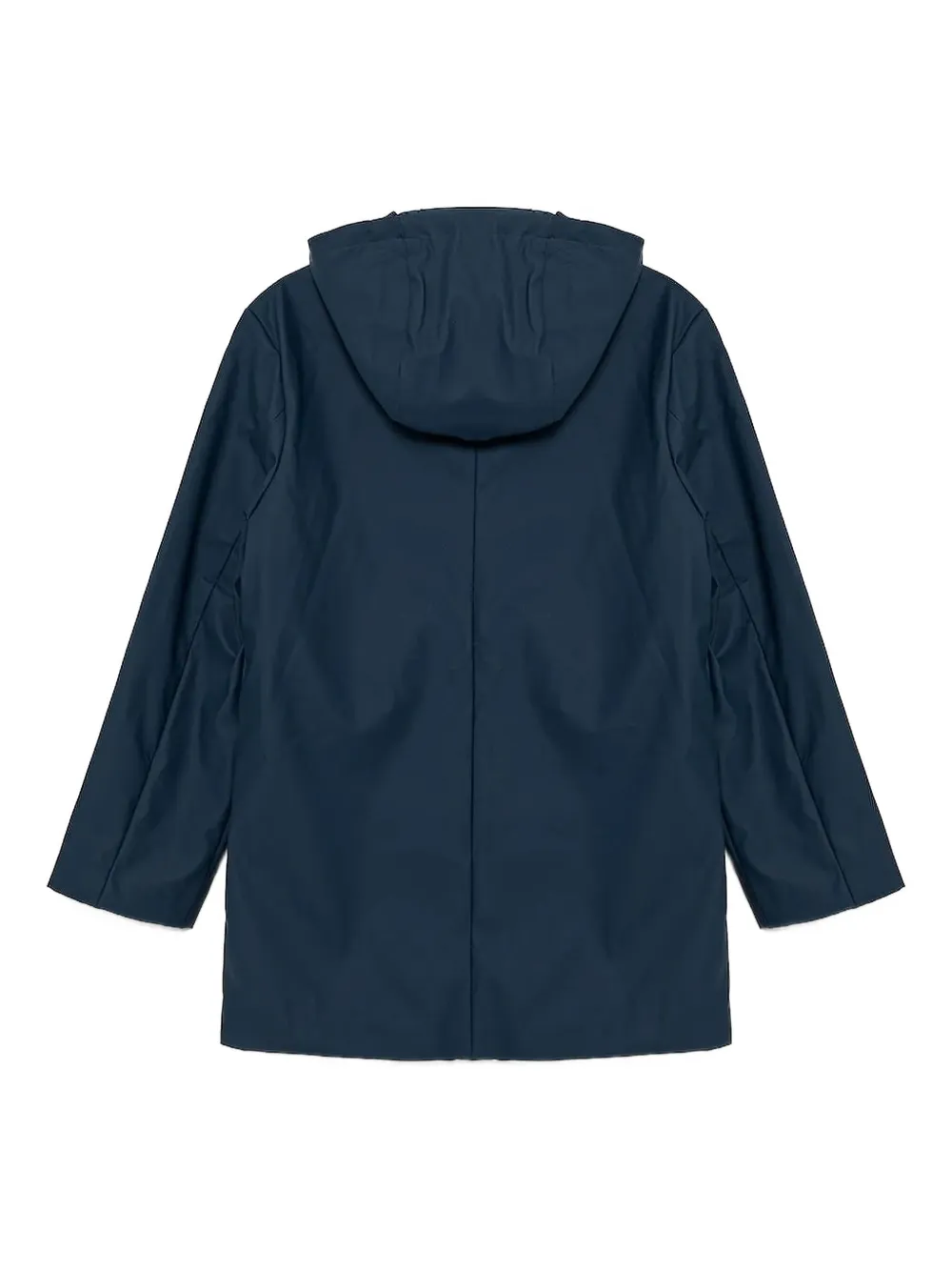 Emporio Armani Kids logo-patch hooded coat | Boys Rainwear | Image 2