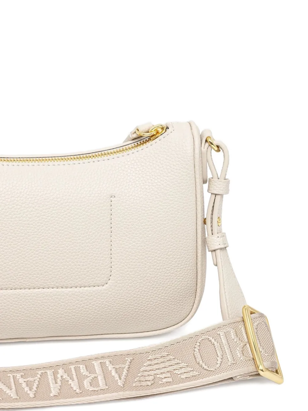 Emporio Armani logo-plaque zip-top shoulder bag | Image 2