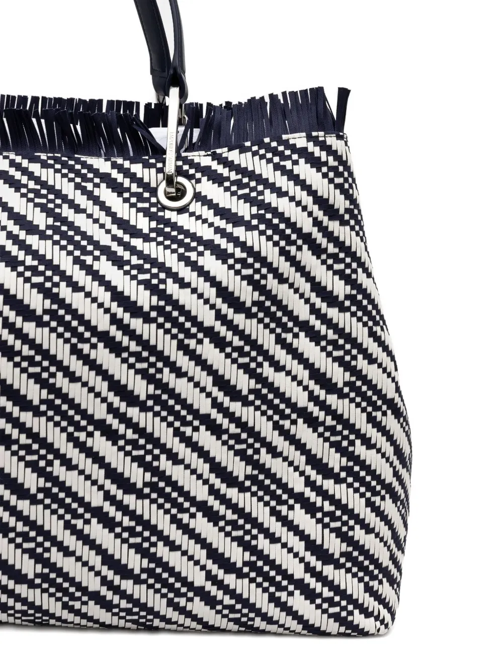 Emporio Armani Shopper met franje Blauw