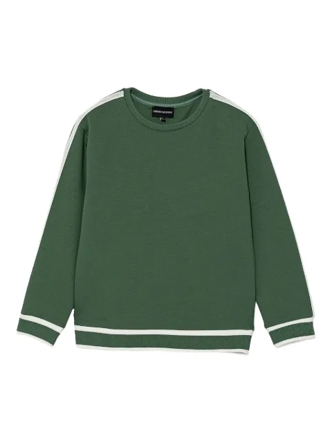 Emporio Armani Kids stripe-detail sweatshirt
