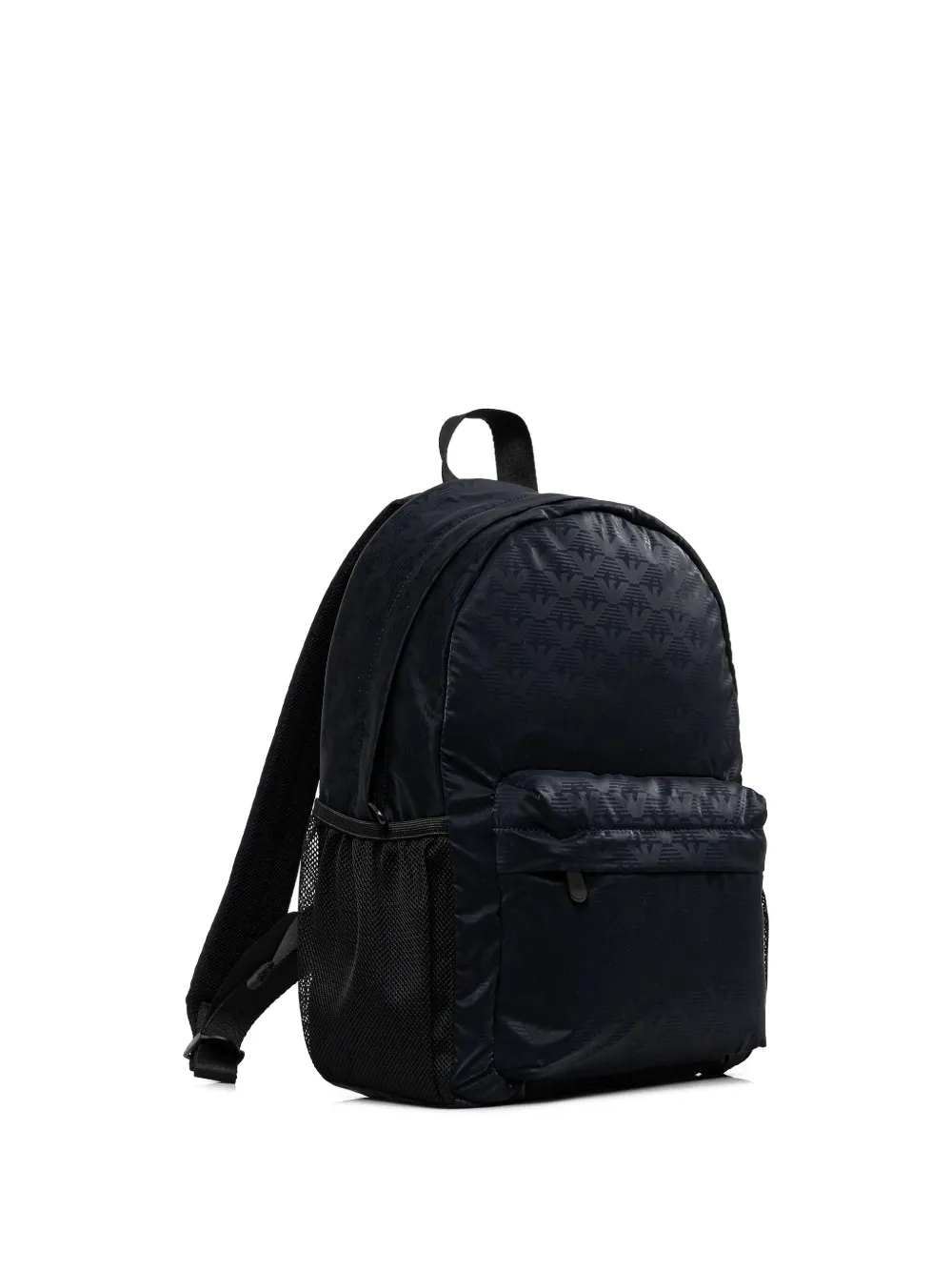 Emporio Ar i Kids eagle-logo backpack Zwart