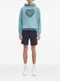 Human Made heart-logo hoodie - Blue