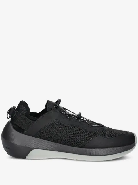 Emporio Armani mesh-panelled lace-up sneakers