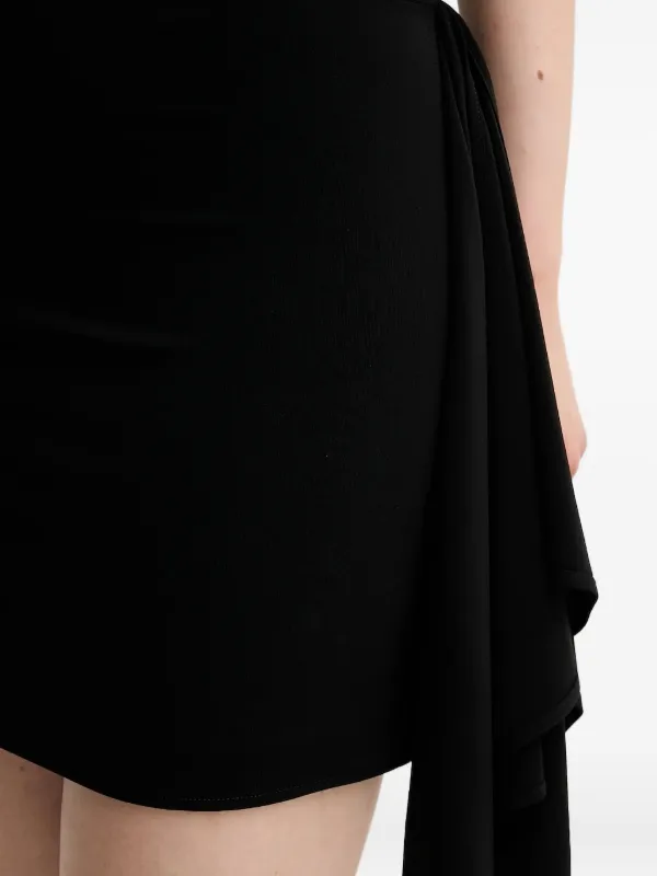 EMPORIO ARMANI ブラックフレアスカート undefined