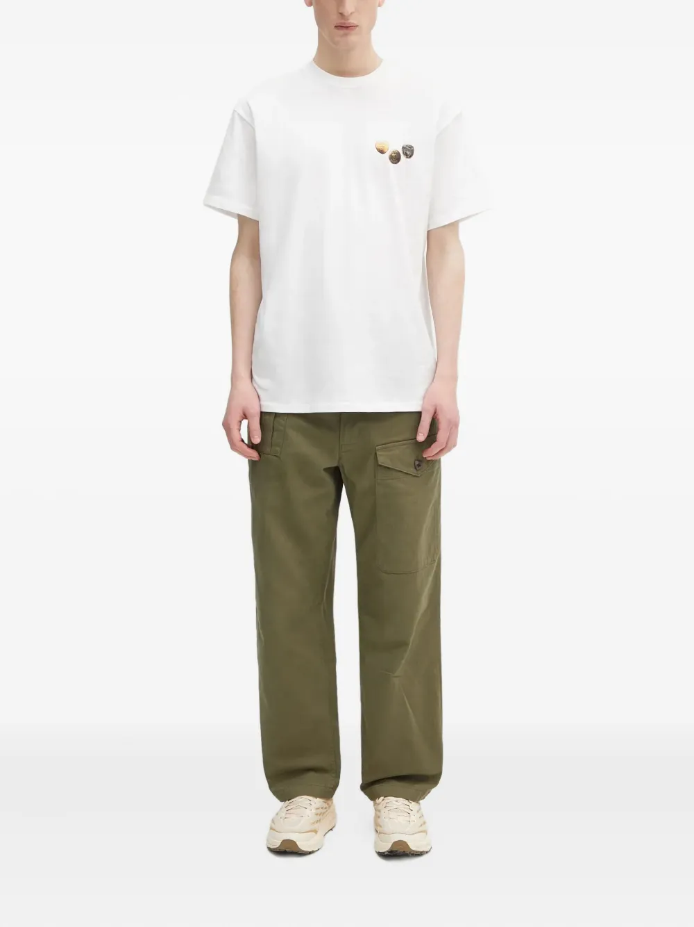 Human Made logo-patch trousers | Regular-Fit & Straight Leg Pants | Image 2