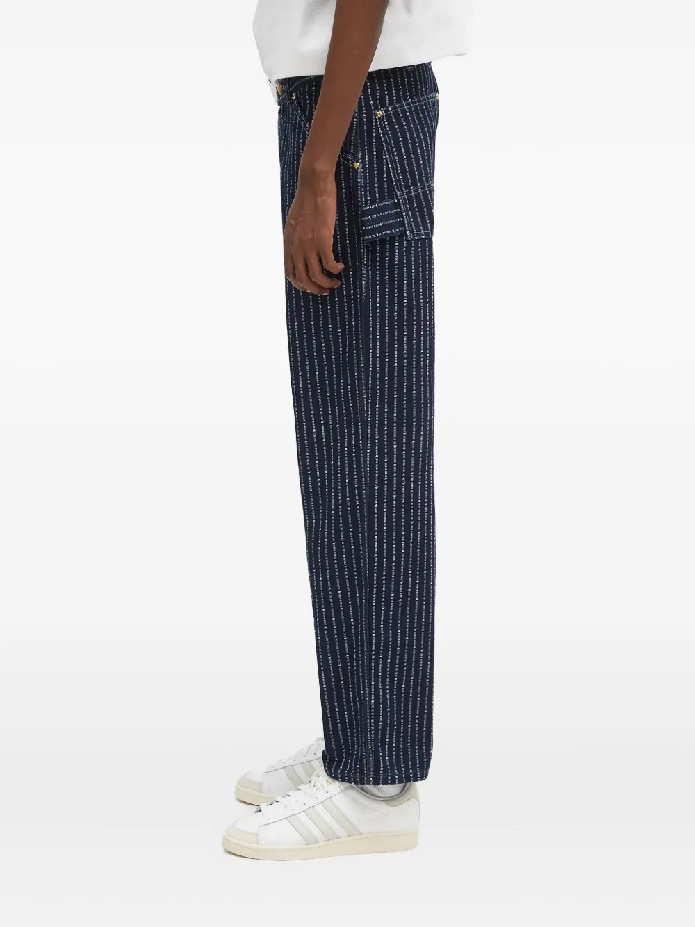 Human Made Jeans met krijtstreep - Blauw