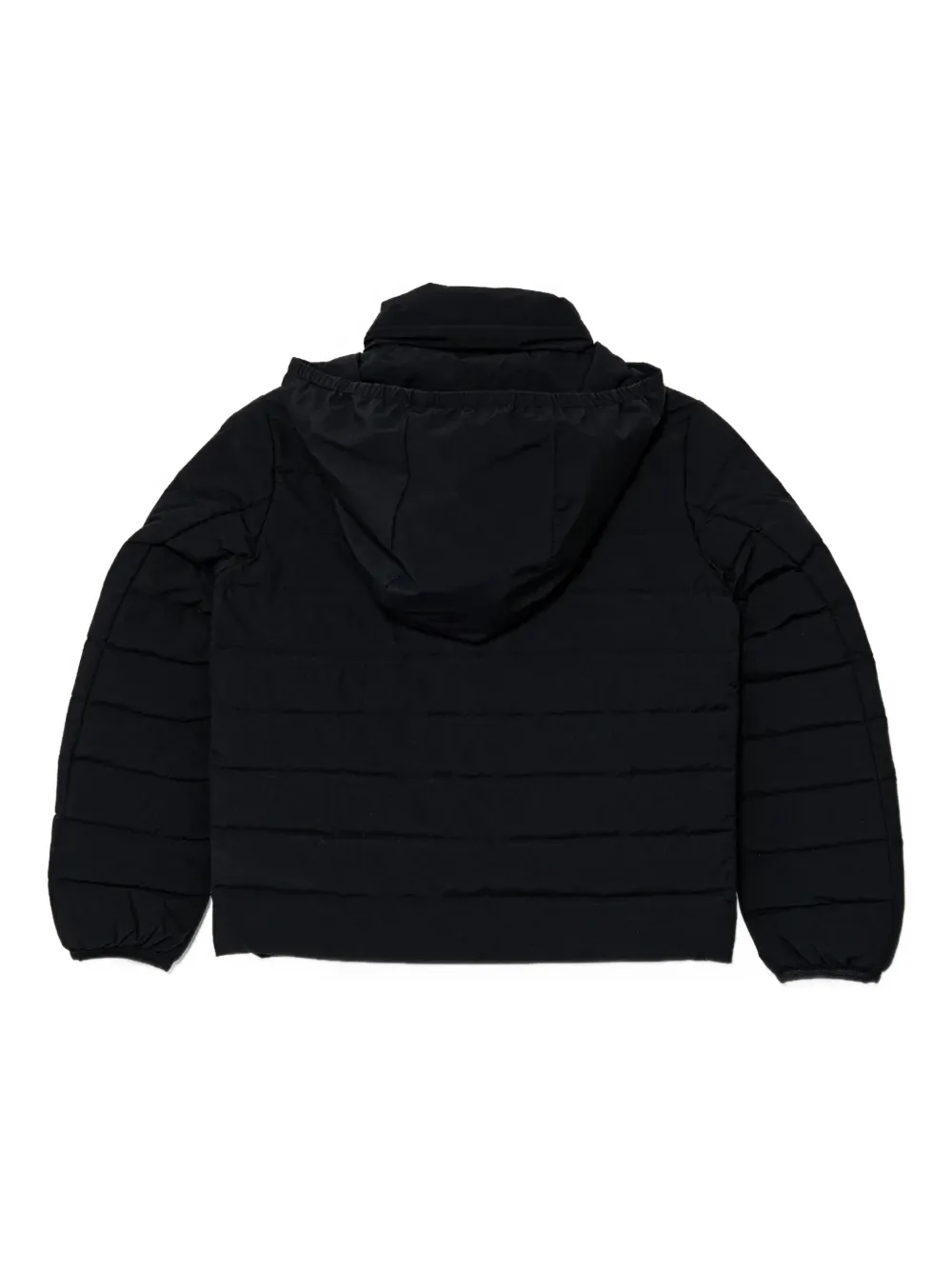 Emporio Armani Hooded Jacket In Black