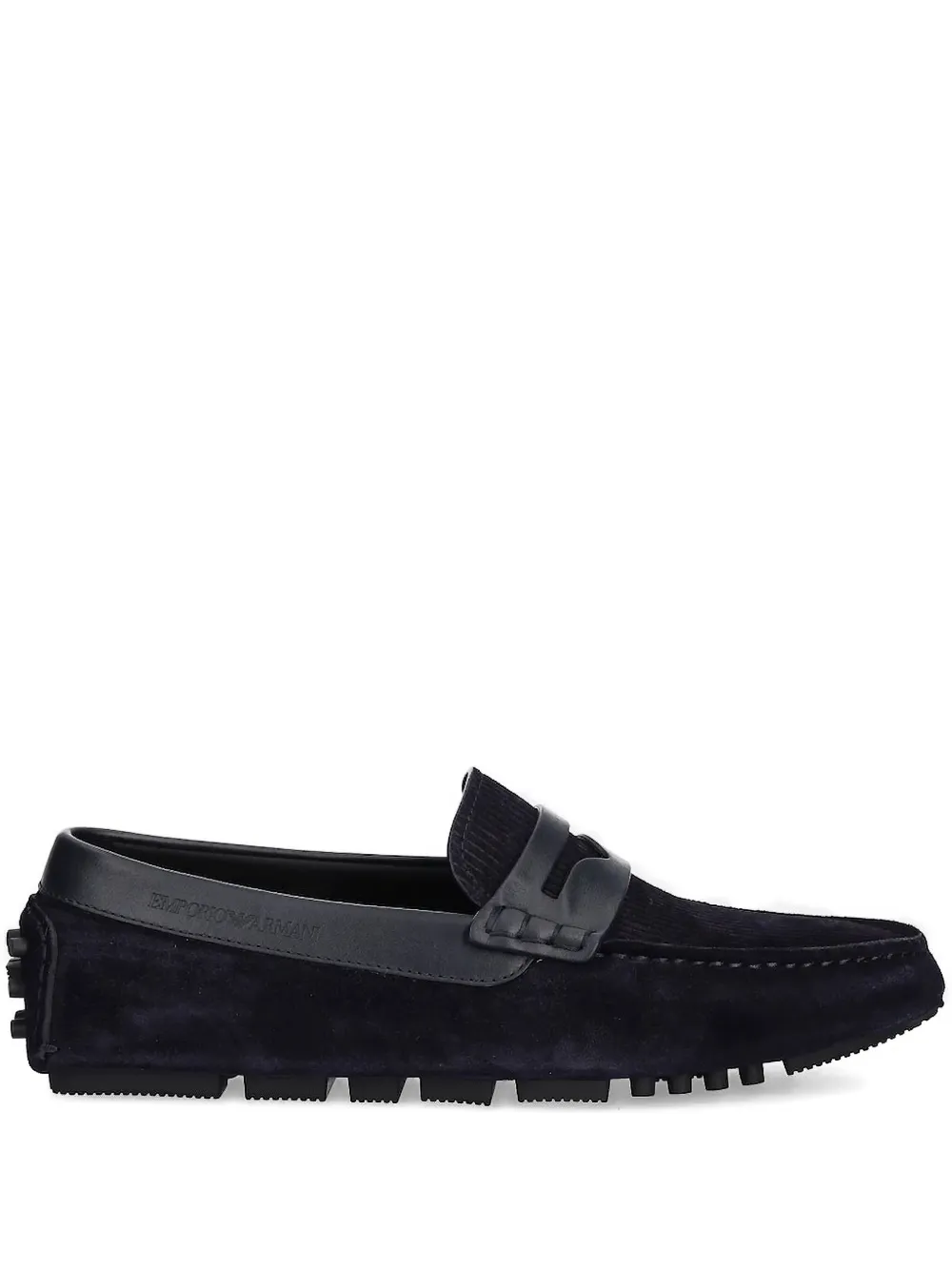 Emporio Armani suede loafers | Blue | Image 1