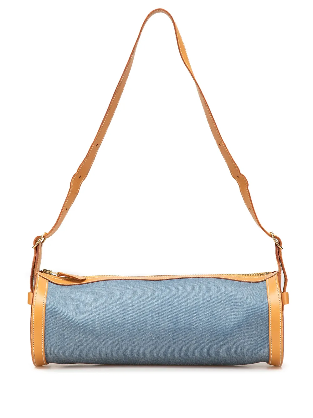 Hermès Pre-Owned 2002 Denim and Calfskin Sac Doremi 33 shoulder bag - Hermès Pre-Owned 2002 Denim and Calfskin Sac Doremi 33 shoulder bag -