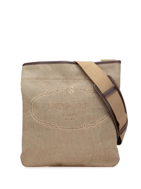Prada Pre-Owned 2000-2024 Canvas Canapa Logo crossbody bag