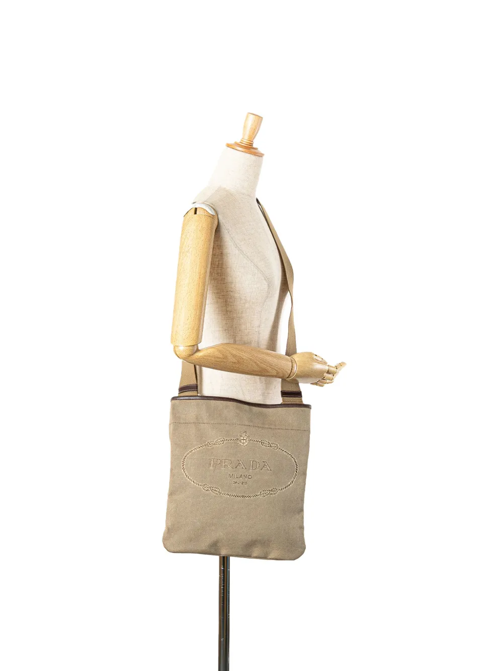 Prada Pre-Owned 2000-2024 Canvas Canapa Logo crossbody bag | Pre-Owned | Image 2