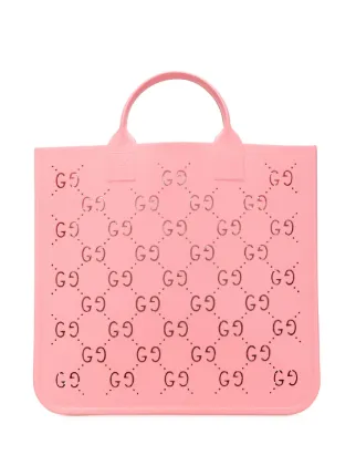 Gucci Pre-Owned 2016-2024 キッズ GG ラバー トートバッグ