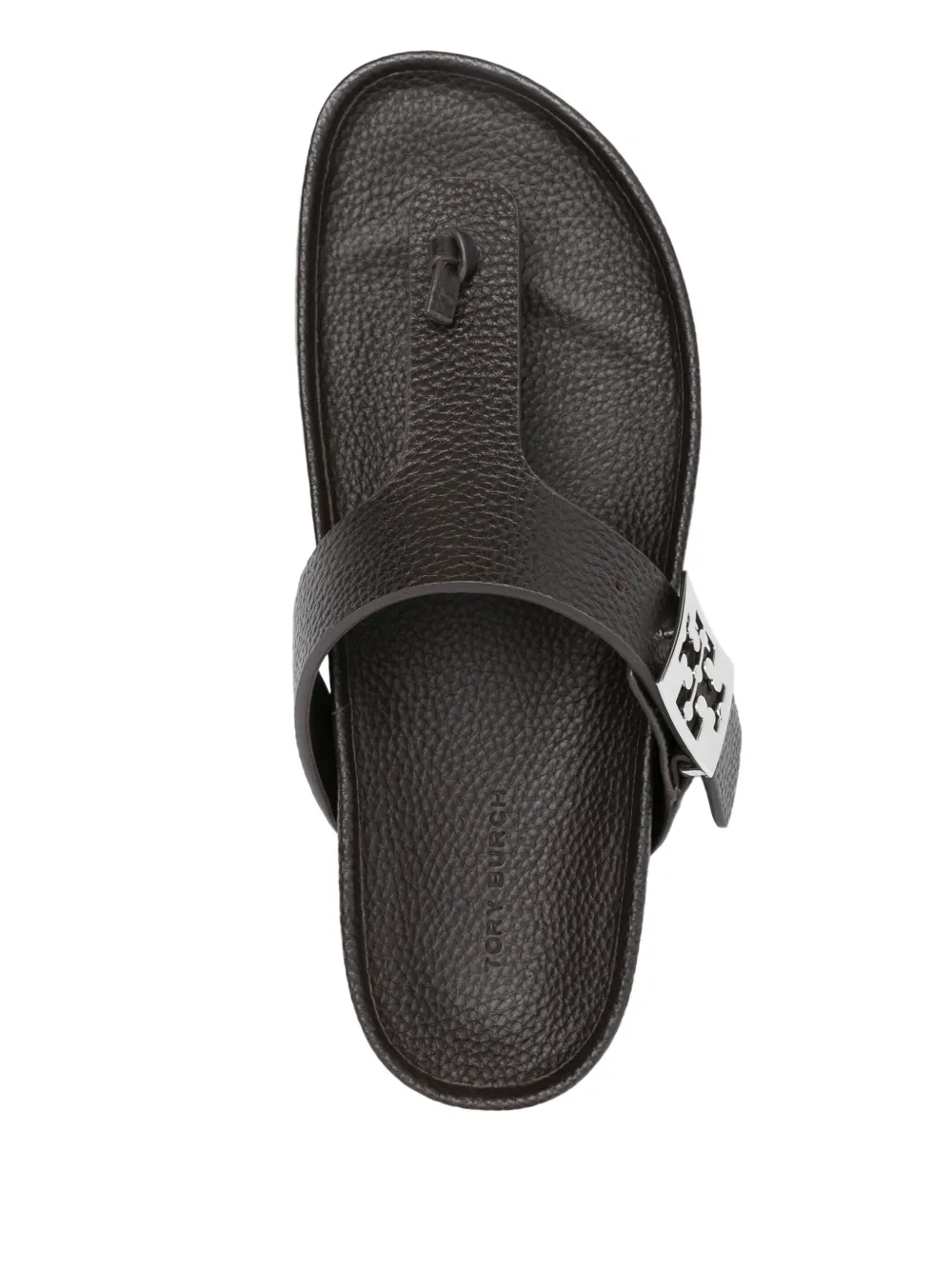 Tory Burch leather flat sandals Bruin