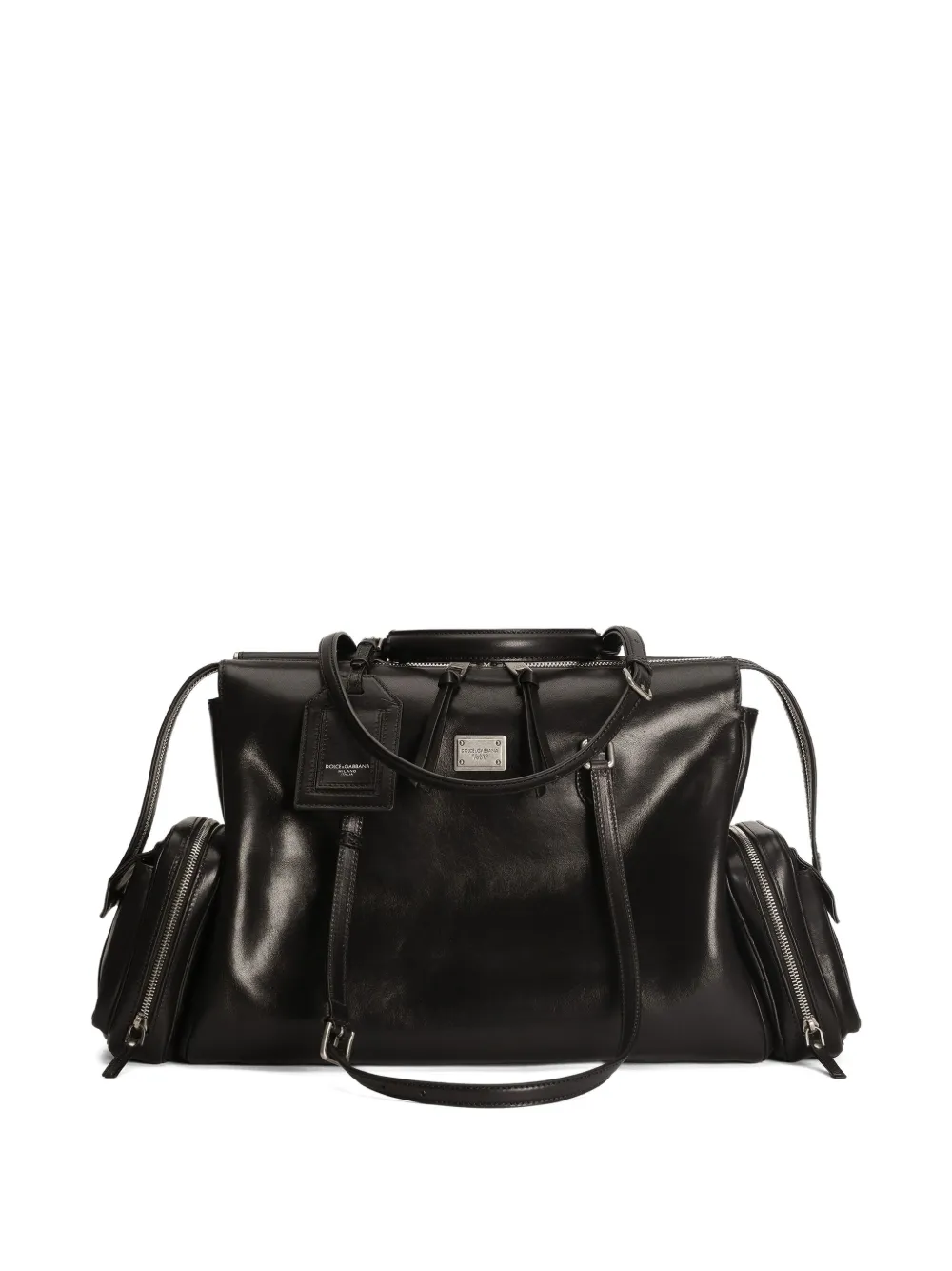 Dolce & Gabbana Vittoria zip pocket tote bag - Zwart