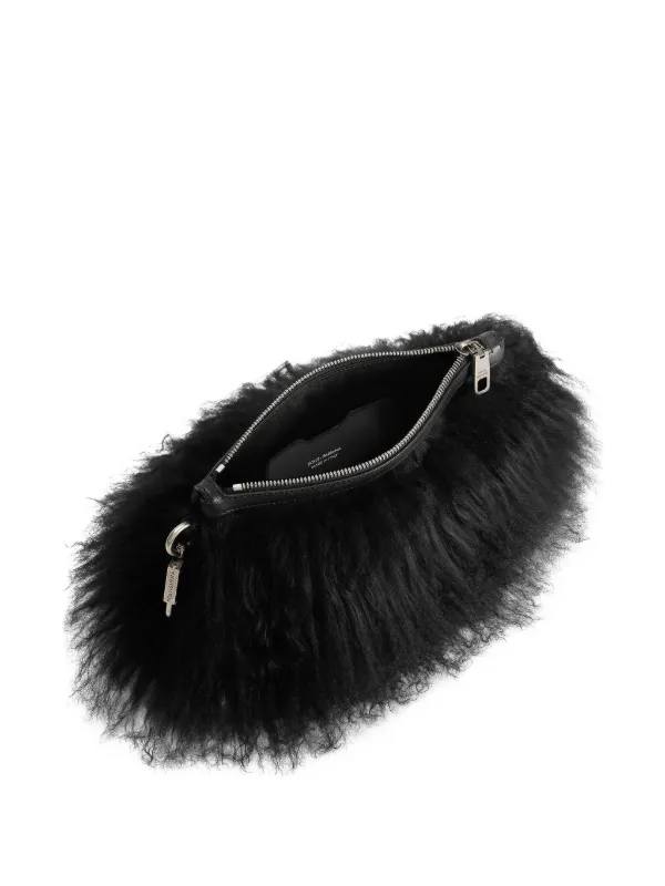Dolce & Gabbana ファートリム クラッチバッグ | ブラック | FARFETCH JP
