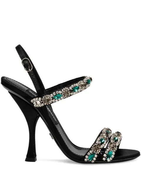 Dolce & Gabbana صندل مزين بكريستال