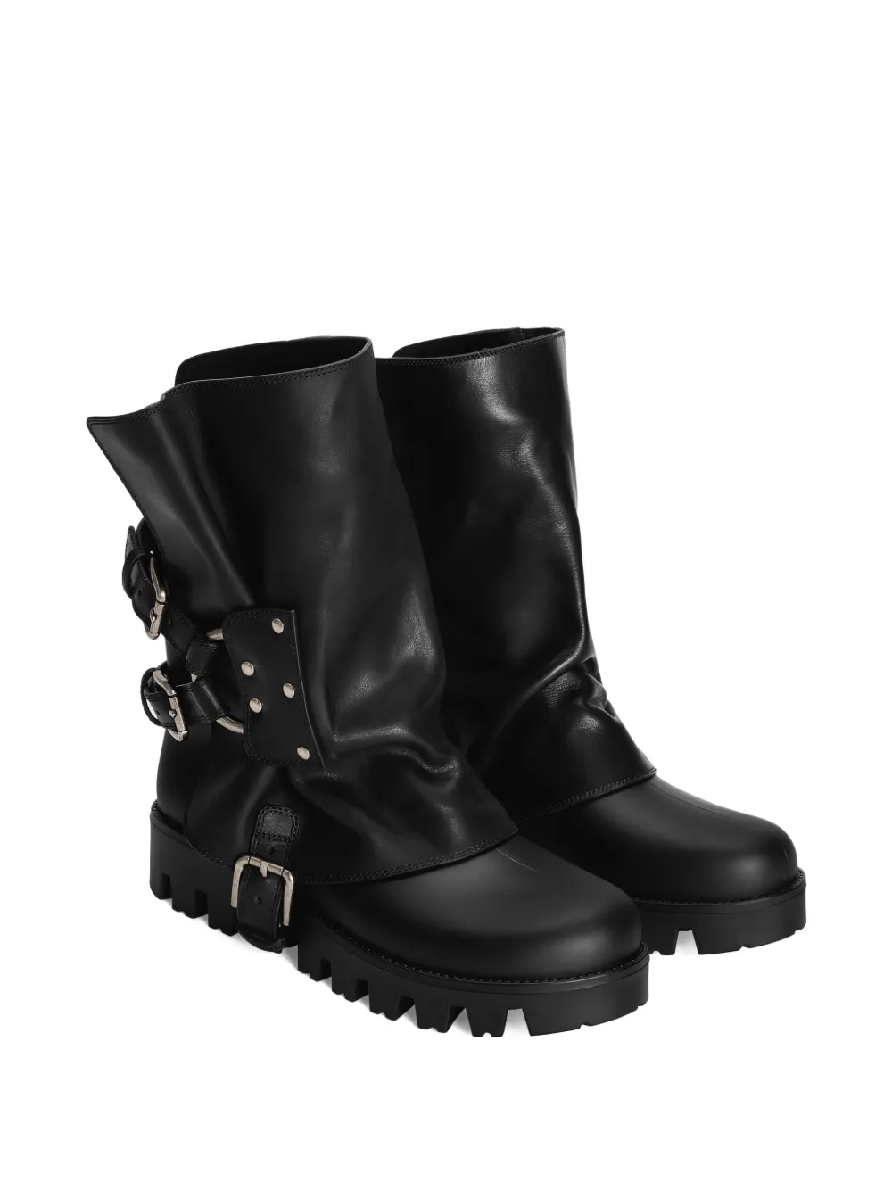 Dolce & Gabbana buckle-detail biker boots | Biker Boots | Image 2