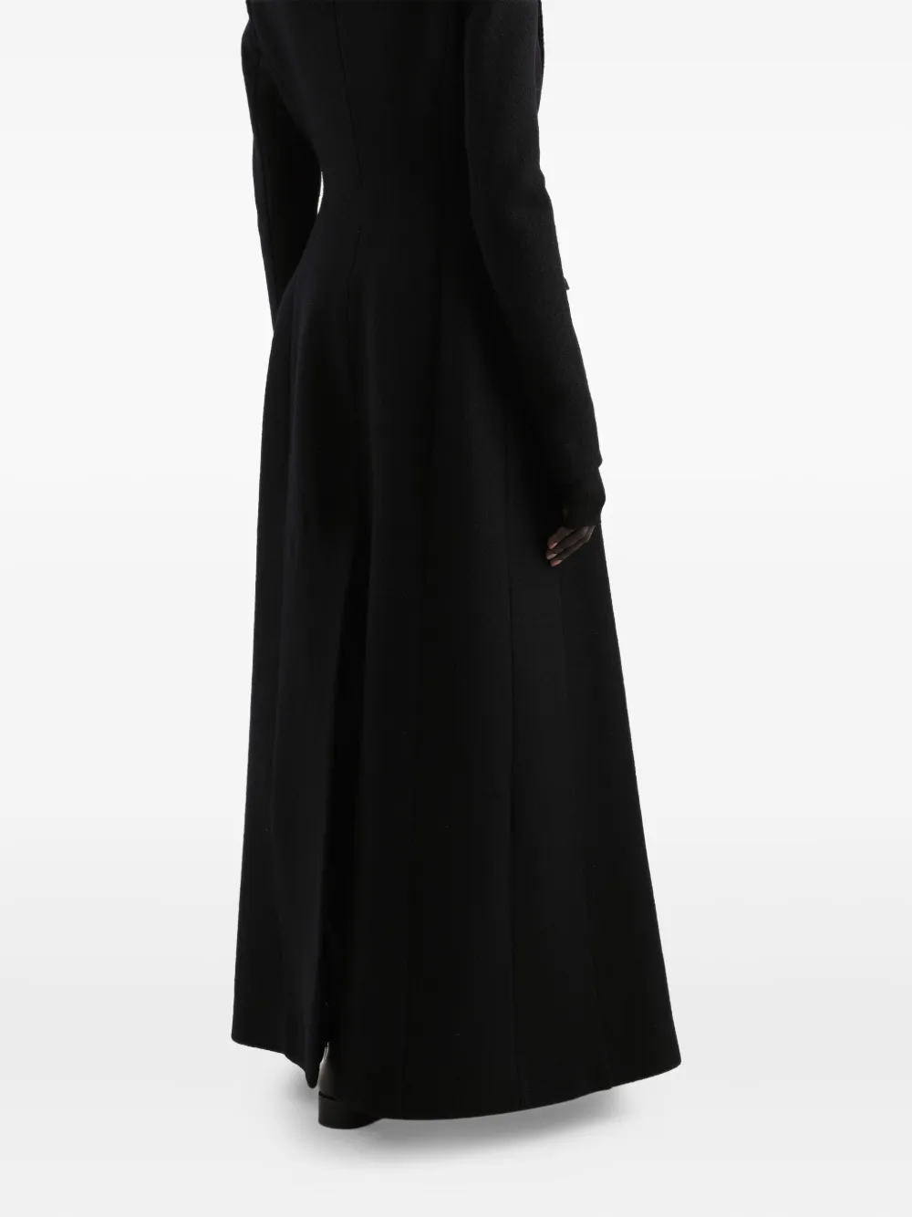 Dolce & Gabbana Double-breasted Coat In Black