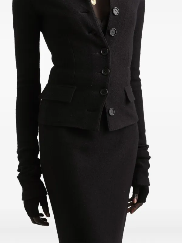 Dolce & Gabbana single-breasted Wool Cloth Jacket | Black