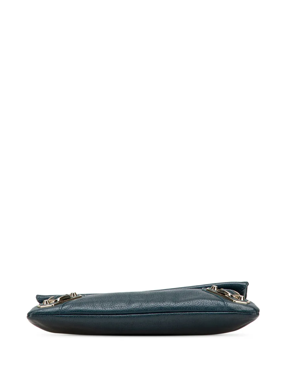 Pre-owned Balenciaga 2005-2024 Chevre Motocross Metallic Edge Envelope Clutch Bag