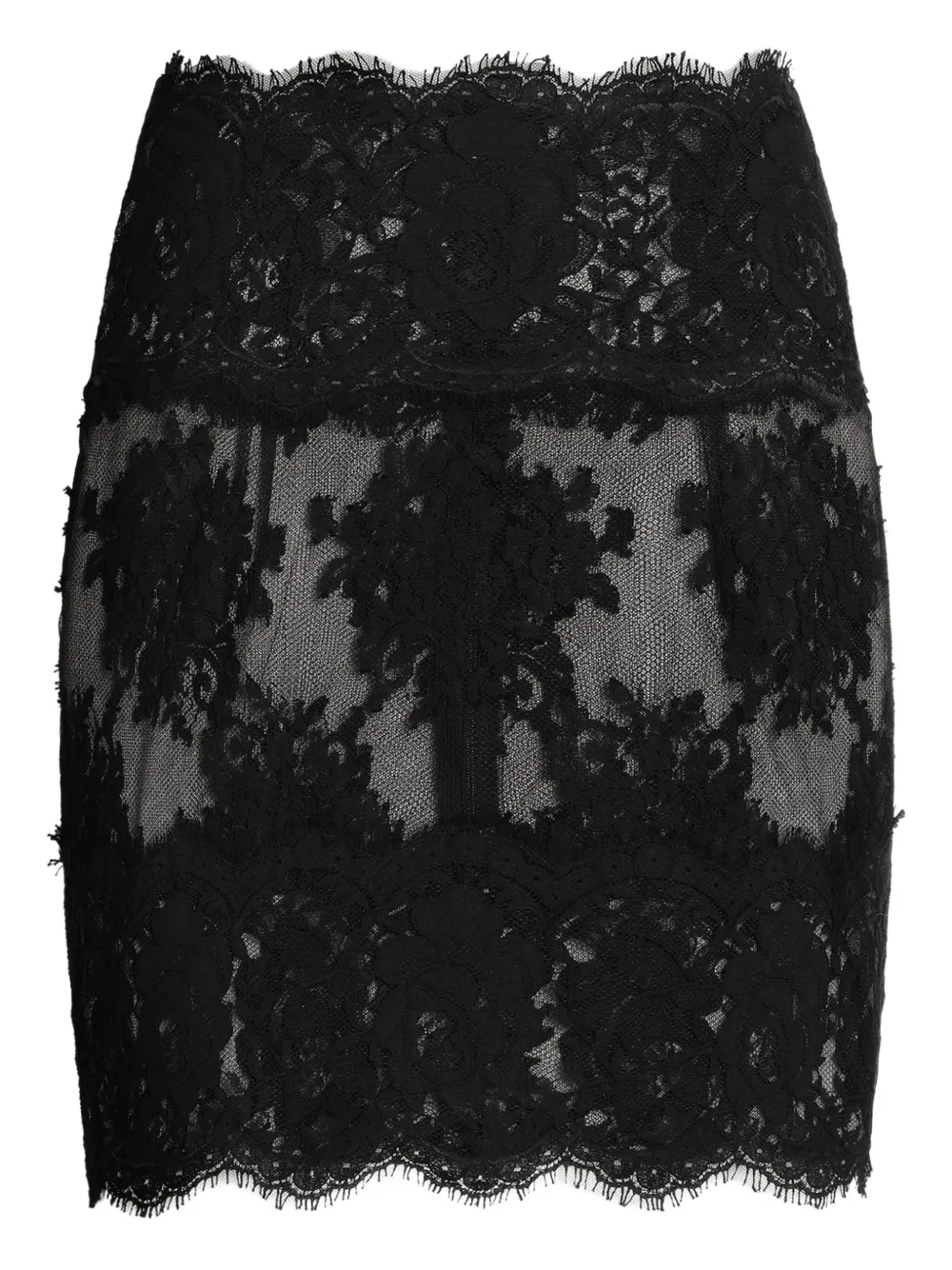 Dolce & Gabbana lace scallop-hem mini skirt | Image 1