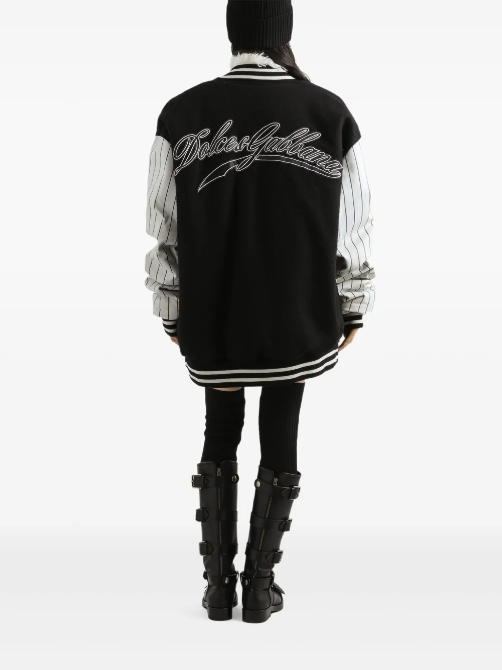 Dolce & Gabbana Mini-rok verfraaid met strik en kristallen Zwart