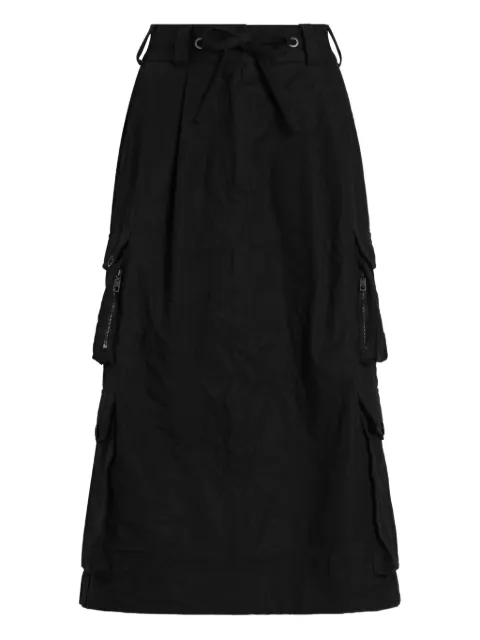 Dolce & Gabbana drawstring cargo midi skirt