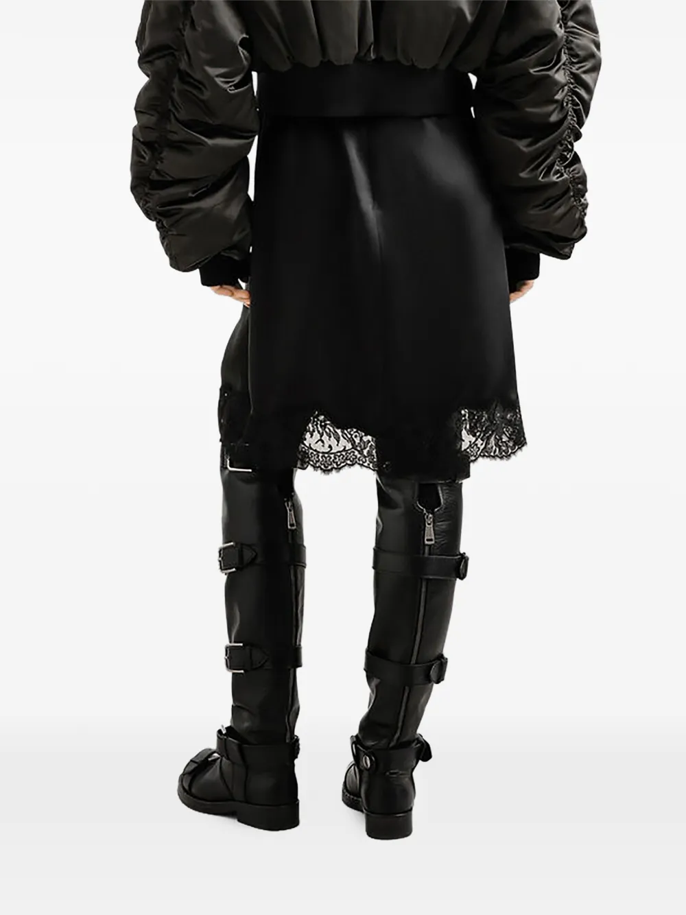 Dolce & Gabbana Satijnen rok Zwart