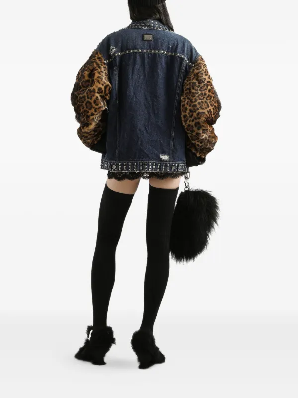Dolce & Gabbana レーストリム スリップドレス | ブラック | FARFETCH JP