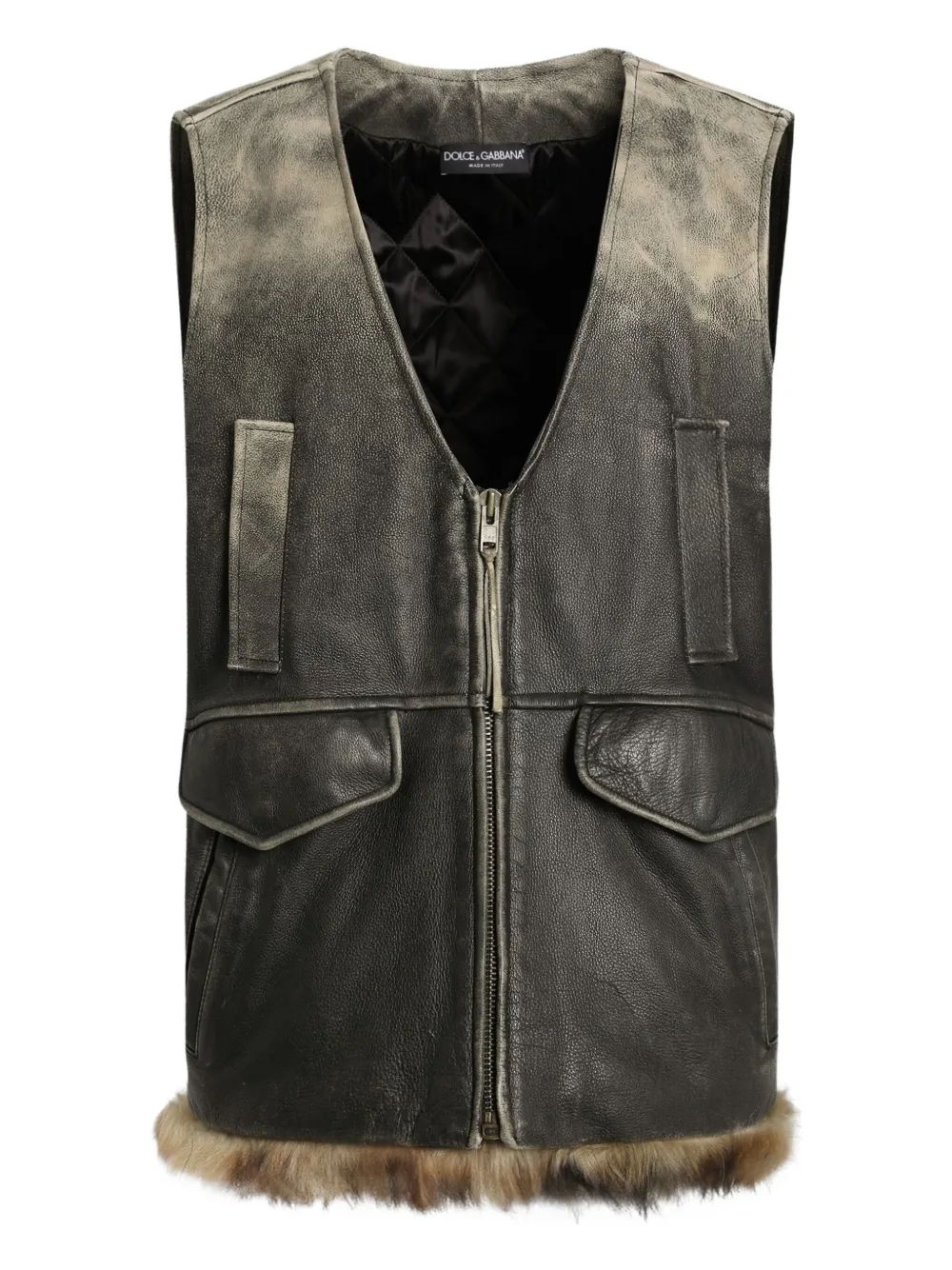 Dolce & Gabbana Gilet con scollo a V - Marrone