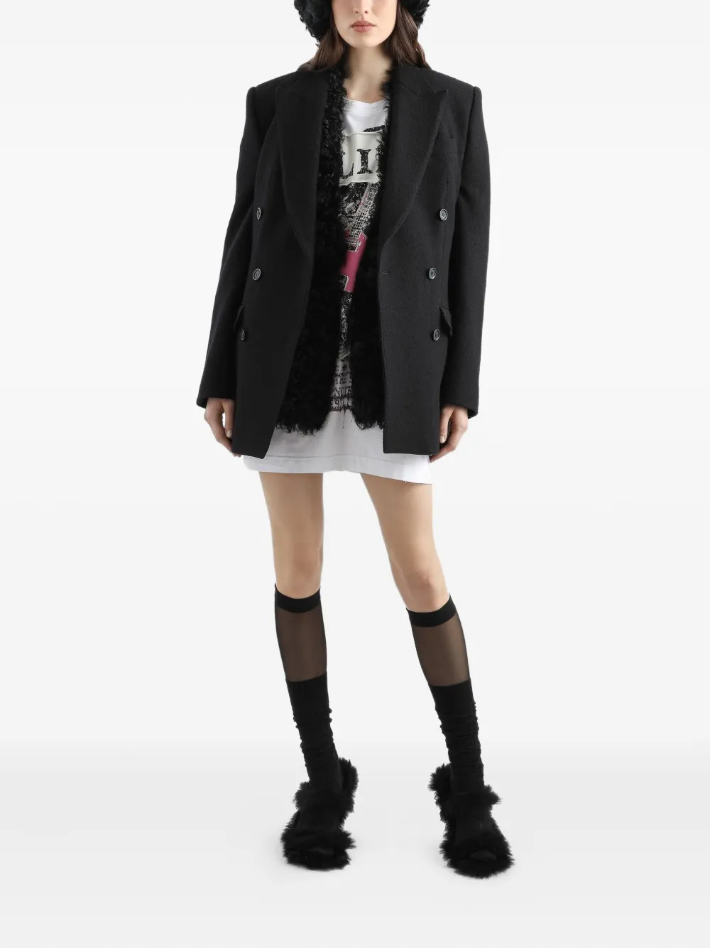 Dolce & Gabbana Lammy bodywarmer Zwart