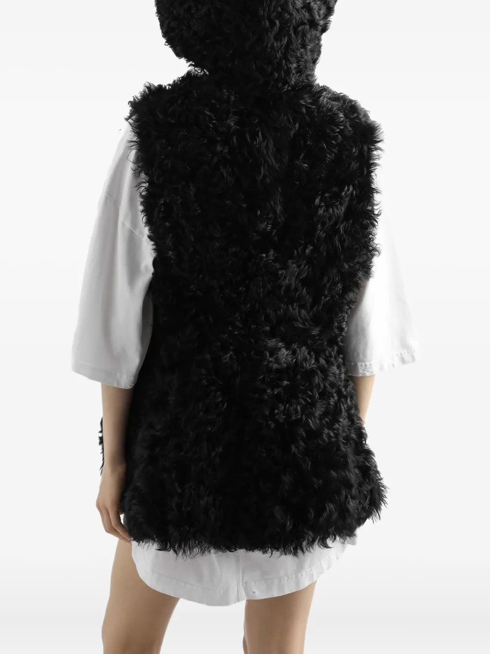 Dolce & Gabbana Lammy bodywarmer Zwart