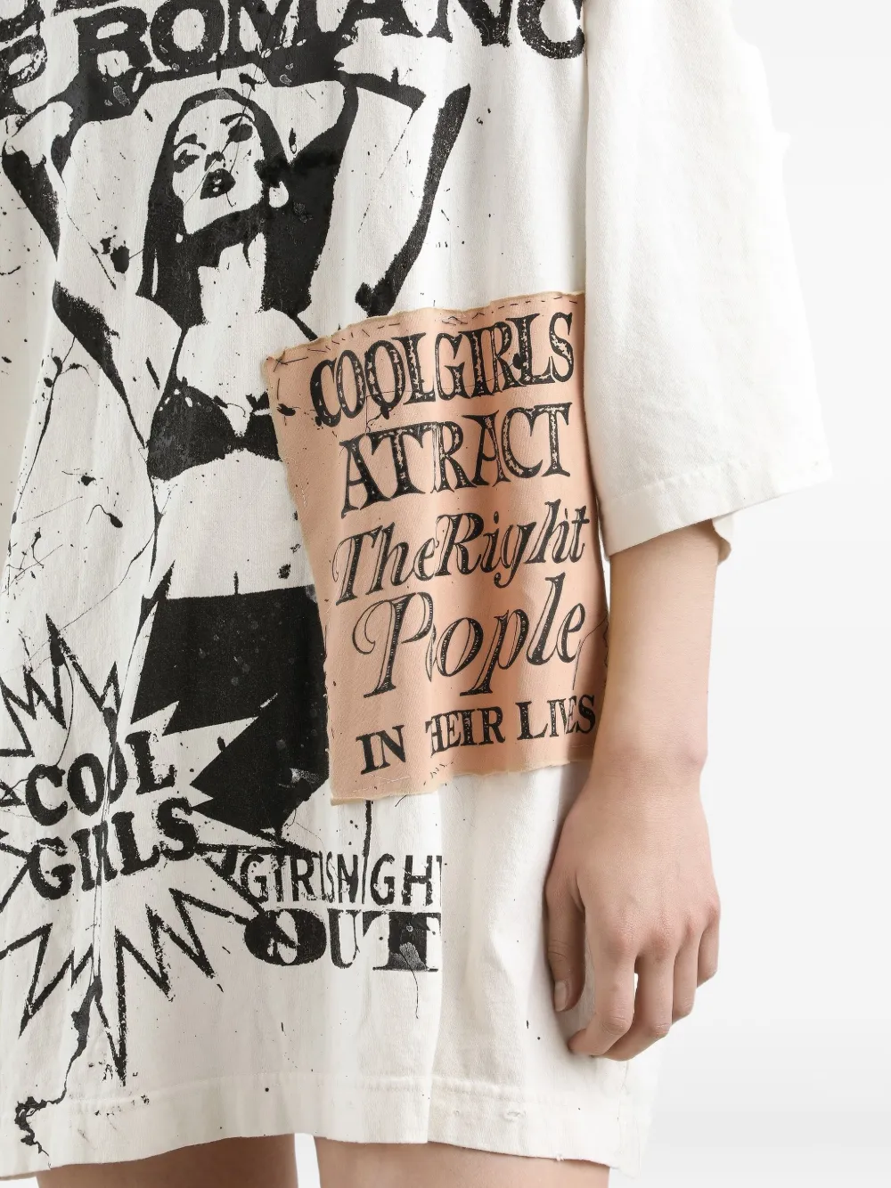 Dolce & Gabbana Oversized Jersey T-shirt With Print In White